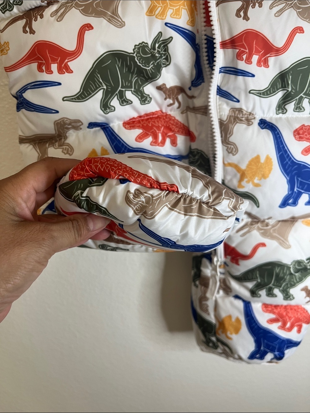 Okie Dokie Baby Boys Long Sleeve Pram Dinosaur print 18month - Picture 11 of 15